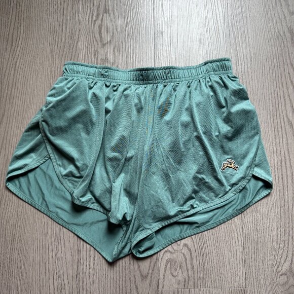 Tracksmith Twilight Split Shorts Women's - Medium - Blue Green - Picture 2 of 6
